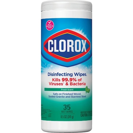 Clorox Fresh Scent Disinfecting Cleaning Wipes, 35PK 01593